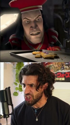 Shrek 1. Three voices. One scene.