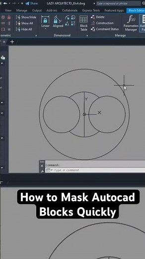 How to Mask Autocad Blocks Quickly