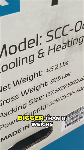 ACIQ AC Unit: Size, Weight, & Ceiling Mount Secrets Revealed! #shorts