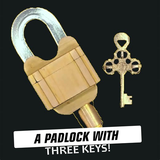 1.5M views · 1.2K reactions | 3 Keys, But How Do I To Use Them? – Padlock Puzzle | Mr.Puzzle | Facebook