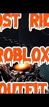 Roblox ghost rider outfit toturial
