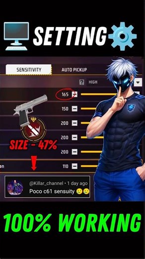 🎯 Best Only Headshot Sensitivity – Become a One Tap Legend in Free Fire! 😱