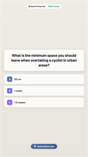 Can You Pass This Spain Driving Test Question? 🚗 #shorts