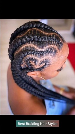 best braiding hair styles #shorts #hairstyles #braids #cornrows