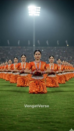 10,000 People Perform Bagurumba Dance in Front of PM Modi 🇮🇳🔥 #shorts