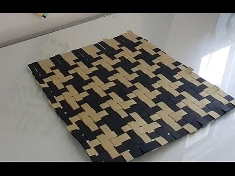 Houndstooth Paper Weave