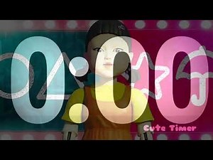 Squid Game Timer - 60 Seconds Timer for studying 1 Minute HIIT exercise Timer #countdown #squidgame
