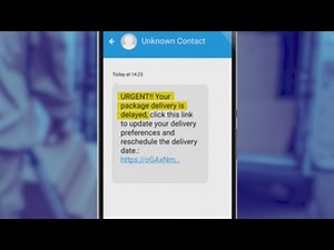 Don't fall for text message scams