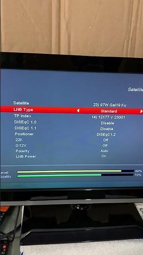 LNB Frequency setup in your Satellite TV Receiver is VERY IMPORTANT! #shorts