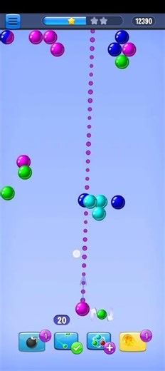 Bubble Shooter Gameplay 🎯 Perfect Shot! Satisfying Mobile Game #shorts
