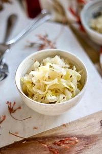 Homemade Fermented Sauerkraut /w Caraway Seeds