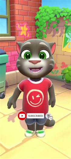 Talking tom cat 😺 #funnymoment #funnyshorts #shortsfeed #viral
