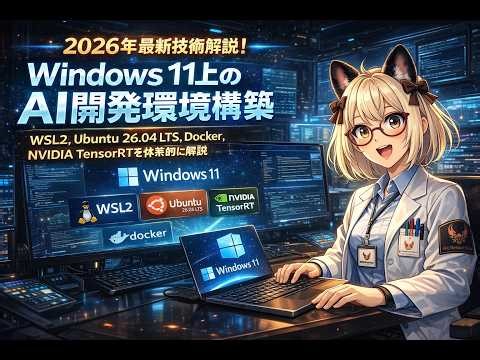 2026年度最新版：WSL2とUbuntuを⽤い たTensorRT・Docker推論環境の完全構築 ガイドとアーキテクチャ解析