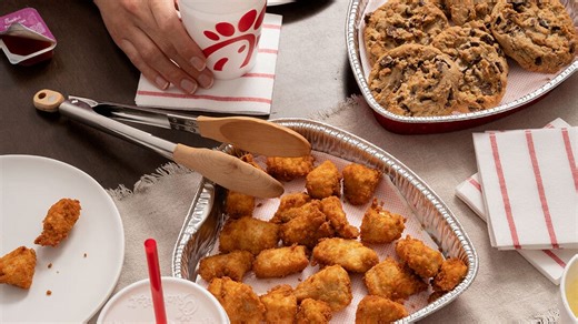 Chick-fil-A heart-shaped trays of food back for Valentine's Day