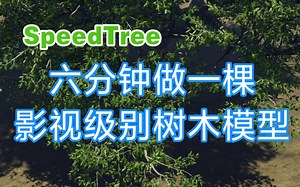 【流程演示】SpeedTree基础流程 [原速]