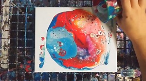 5.1K views · 304 reactions | Materials used: Flow acrylics Flood Wood...