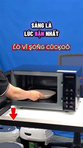 Lò vi sóng Cuckoo – nhanh chóng, tiện lợi, cơm nóng ngay lập tức! ⏱️🍽️ #Cuckoo #CuckooVina #BRX #xh @CuckooVina