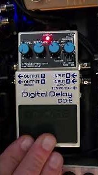 How to Set the BOSS DD‑8 to Tap Tempo Mode (No External Switch Needed)