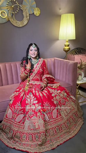 SHARON SHARMA | RANCHI MAKEUP ARTIST on Instagram: "Beautiful bride Shreya glowing in her red lehenga on her big day. Soft eyes, a flawless skin-like base, and nude lips—keeping everything subtle so her natural features truly shine. ❤️✨ Makeup - @fabfacebysharonsharma Hair - @hair_by_shreya Bride - @shreya.anand7 {skin like base makeup, elegant Indian bride, red lehenga bride, luxury bridal makeup, professional makeup artist, bridal makeup India, bridal beauty inspiration, wedding makeup look, s
