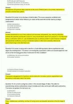 Obstetrical Nursing – Intrapartum – NCLEX 2 & video