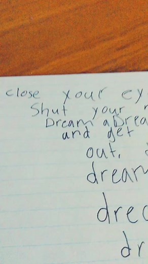 Dream Song Lyrics from Sharkboy and Lavagirl