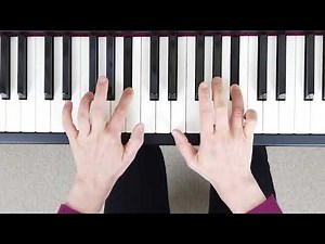 How to play C Minor Melodic Scale on the Piano (Right & Left Hand - Correct Fingering)