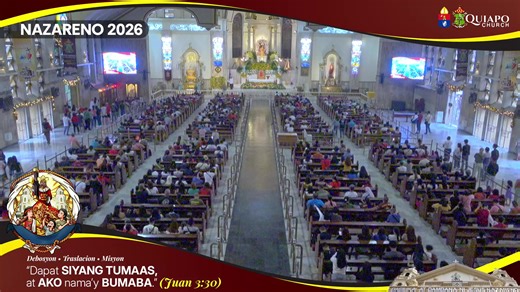 #QuiapoChurch Official 5PM LIVE MASS 05 January 2026 • MONDAY after Epiphany Optional Memorial of SAINT JOHN NEUMANN, Bishop LUNES kasunod ng PAGPAPAKITA ng Panginoon Paggunita kay SAN JUAN NEUMANN, Obispo Tagapagdiwang: Rev. Fr. Jupiter D. Diloy, MMSJ QUIAPO CHURCH MOBILE APP For Android: https://bit.ly/3nXUz4Q For IOS: https://apple.co/3k9nfFH #MinorBasilicaAndNationalShrineOfJesusNazareno #JesusNazareno #Nazareno2026 #SaintJohnTheBaptist #SanJuanBautista #NuestraSeñoraDeLaBuenaHora #OurLadyOf