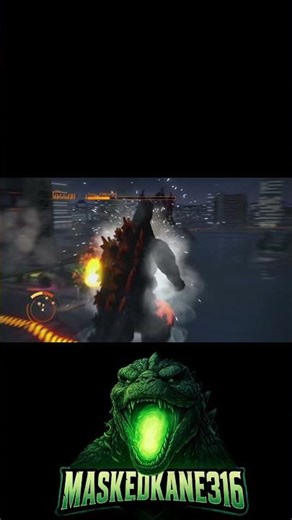 Burning Godzilla DESTROYS Gigan #shorts #godzilla #monster