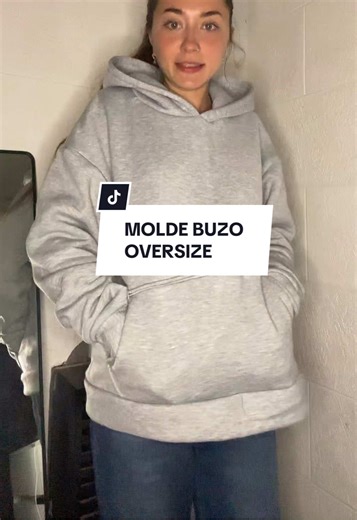 Molde de buzo oversize en PDF para invierno