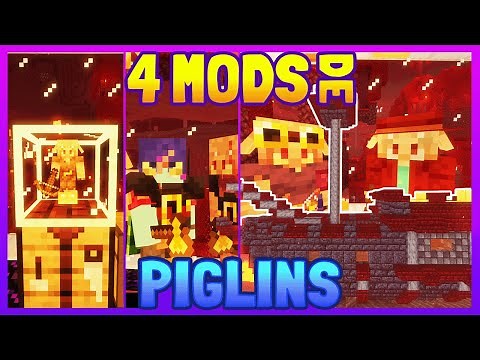 4 Piglins mods you might be interested in 📝 | Minecraft