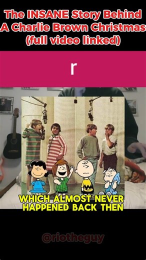 A CRAZY Story About A Charlie Brown Christmas #music#christmas#christmasmovies#charliebrown#peanuts