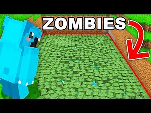 Using 1,029 Zombies to Kill One Minecraft Player...