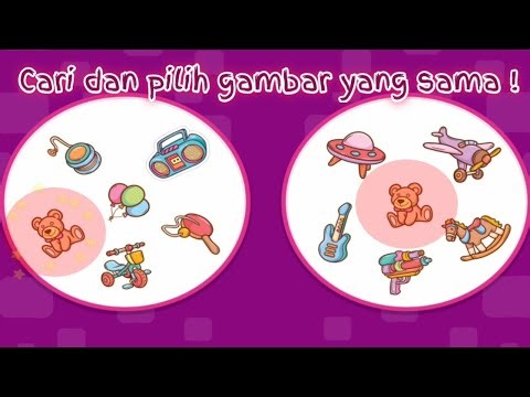 MEMILIH PERSAMAAN GAMBAR | ANAK-ANAK PILIH GAMBAR YANG SAMA | GAMBAR YANG SAMA DI PILIH