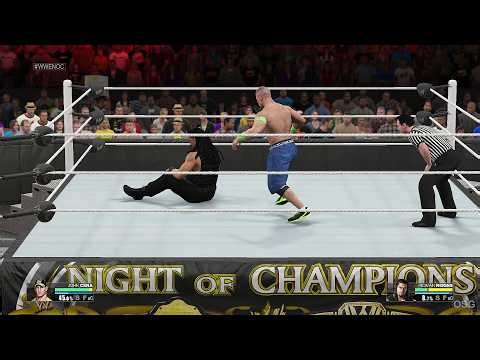 WWE 2K15 - John Cena vs Roman Reigns | PC HD [1080P 60FPS]