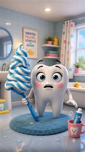 The correct amount of toothpaste #dentist #pediatricdentistry #toothbrush #toothpaste #kids