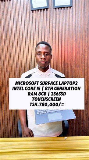 Laptops | Desktops | Tablets on Instagram: "Microsoft Surface Laptop 2 Specifications ONLY Tsh.780,000/= Processor (CPU) Intel Core i5-8250U** (8th Gen) Quad-core, 1.6 GHz (Base) up to 3.4 GHz (Turbo Boost) ........................................................................................................................ DISPLAY Size: 13.5-inch PixelSense™ Display Touch: Multi-touch with 11-point touch support .................................................................................