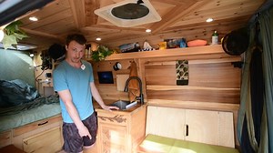 19K views · 577 reactions | DIY Camper Van w/ Bed/Couch on a Slide...