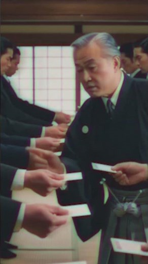 Japanese Business Etiquette: Practicing How to Exchange Business Cards (AI generated)