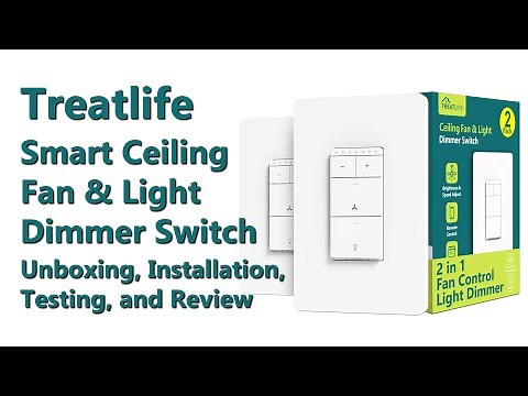 Treatlife Smart Ceiling Fan and Light Dimmer Switch Review