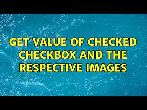 Get value of checked checkbox and the respective images