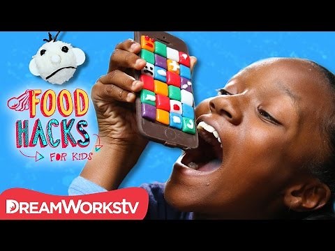 Edible Chocolate PHONE! + Wimpy Kid Food Hacks | FOOD HACKS FOR KIDS