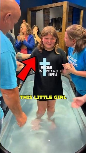 She Lost Her Mother… Then She Was Baptized 💔🙏