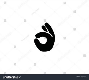 Ok Hand Gesture Emoji Vector Isolated Stock Vector (Royalty Free) 1674491635 | Shutterstock