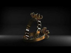 360 Jewellery Animation video 💎Gold Ring 💍