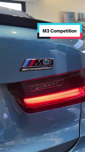 Handed over in style 💙 BMW M3 Competition in Individual Maldives Blue II Metallic just left us at Ocean Plymouth. 510hp 🔥 0-62mph in 3.5s 🔥 8 speed M steptronic. Pure Performance. Maldives Blue just hits different 😮 #bmwm3 #m3competition #BMWIndividual #newcarday