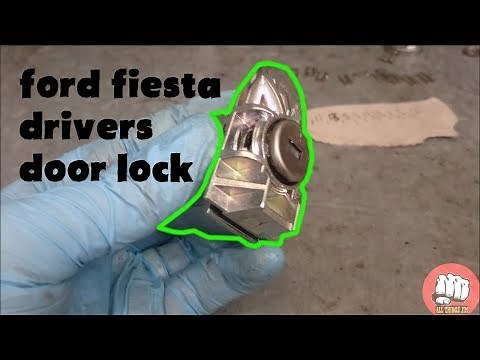 Drivers door lock-how to replace and build-Ford fiesta 2013 2017