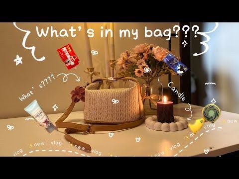 What’s in my Bag 2025 | Asthetic + Realistic EVERYDAY Essentials You Need ✨👜