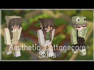[Minecraft] Aesthetic Cottagecore Skins 🌱🌻 (no links)