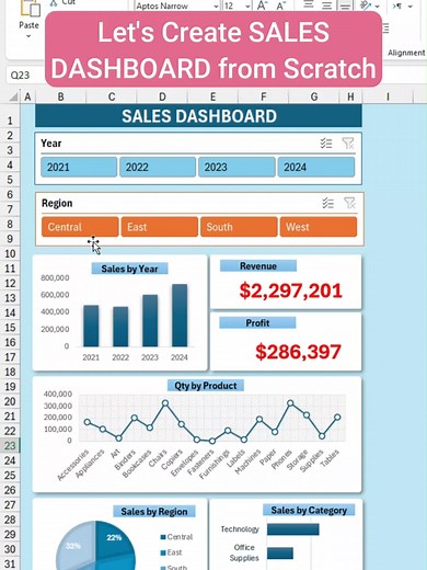 Excel Dynamic Dashboard Tutorial: Build a Professional Dashboard