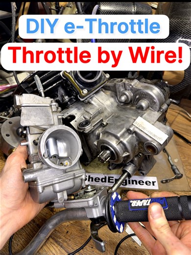 DIY Electric Throttle-by-Wire for Carbureted Engines